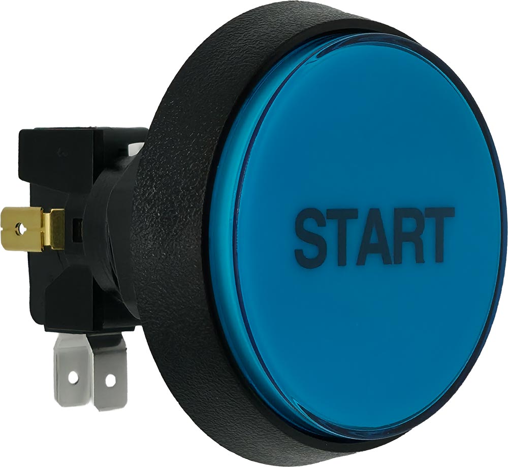 Blu Vape Lock Button 19mm 'LINE LOCK' Billet Push Button Switch