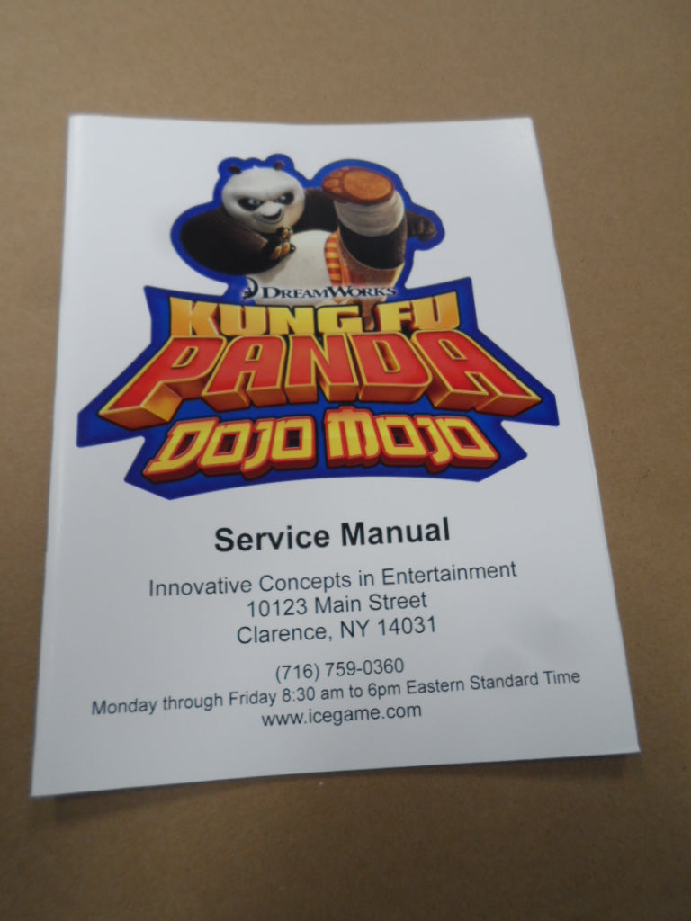 SERVICE MANUAL (KUNG FU PANDA) [KF9101] – ICE Parts Store