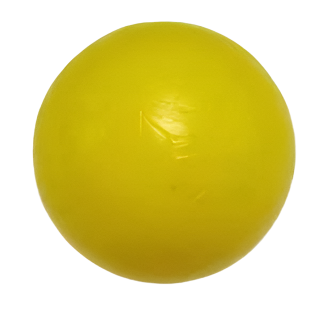 BALL 3" YELLOW (POLYPROPYLENE) [DA3024]