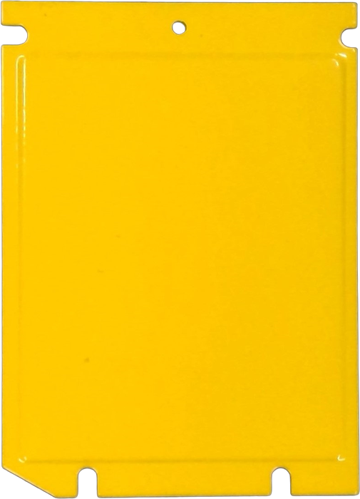 DBV BLOCK OFF PLATE YELLOW [AA1030-P300]