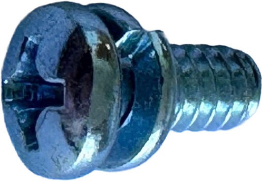 6-32 X 5/16 PPHMS W/ SPLIT WASHER (SILVER ZINC) [AA6115]