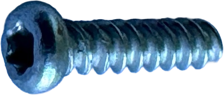 0-40 X 1/4 PPHSMS 6 LOBE PH PLASTITE (SILVER ZINC) [AA6134]