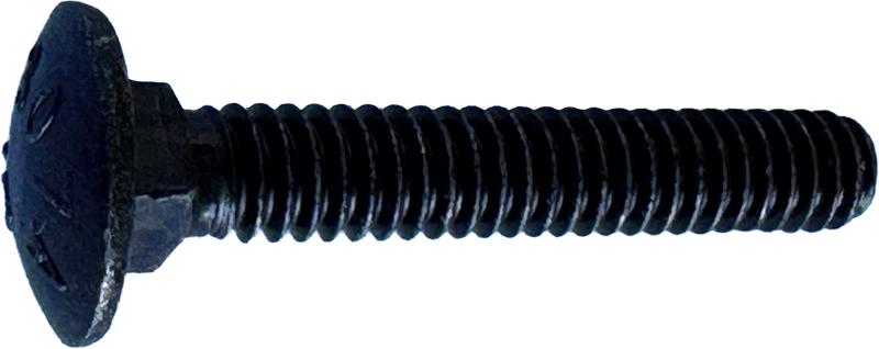 1/4-20 X 1-1/2 CARRIAGE BOLT BLACK [AA6153]