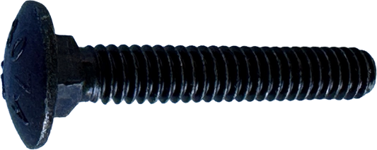 1/4-20 X 1-1/2 CARRIAGE BOLT BLACK [AA6153]