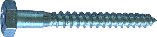 1/4 X 2-1/2 LAG BOLT (SILVER ZINC) [AA6154]