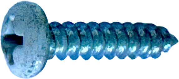 SCREW 6 X 5/8 PPHST (WHITE HEAD) [AA6437]