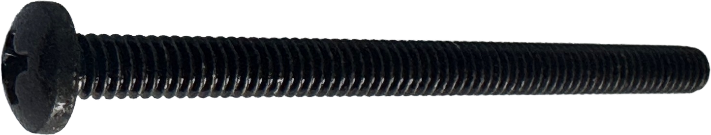8-32 X 2-1/4 PPHMSS (BLACK ZINC) [AA6491]