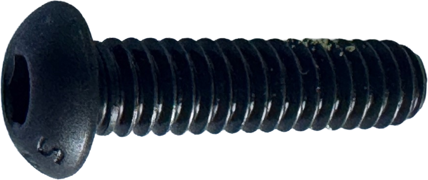 1/4-20 X 1 BSHCS BLACK WITH NYLOCK [AA6508]