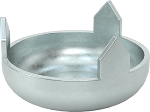 NAIL ON GLIDE 3 PRONG ZINC [AA6532]