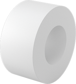 1/2 X 1/2 X 1 OD POLYPROPYLENE SPACER [AA6607]