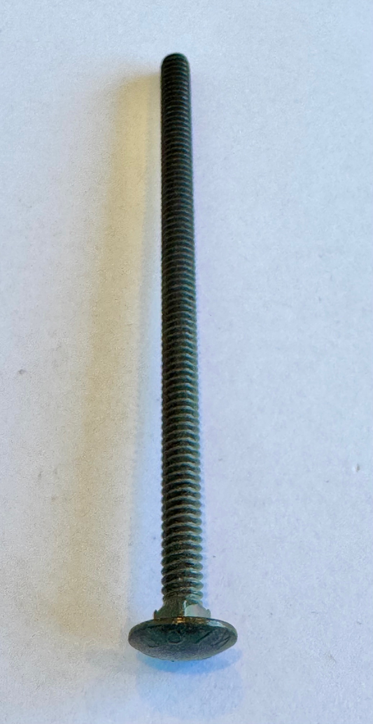 10-24 X 3-1/2 CARRIAGE BOLT (BLACK ZINC) [AA6740]