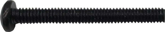 BOLT 8-32 X 1-1/2 PPHMS BLACK OXIDE [AA6753]