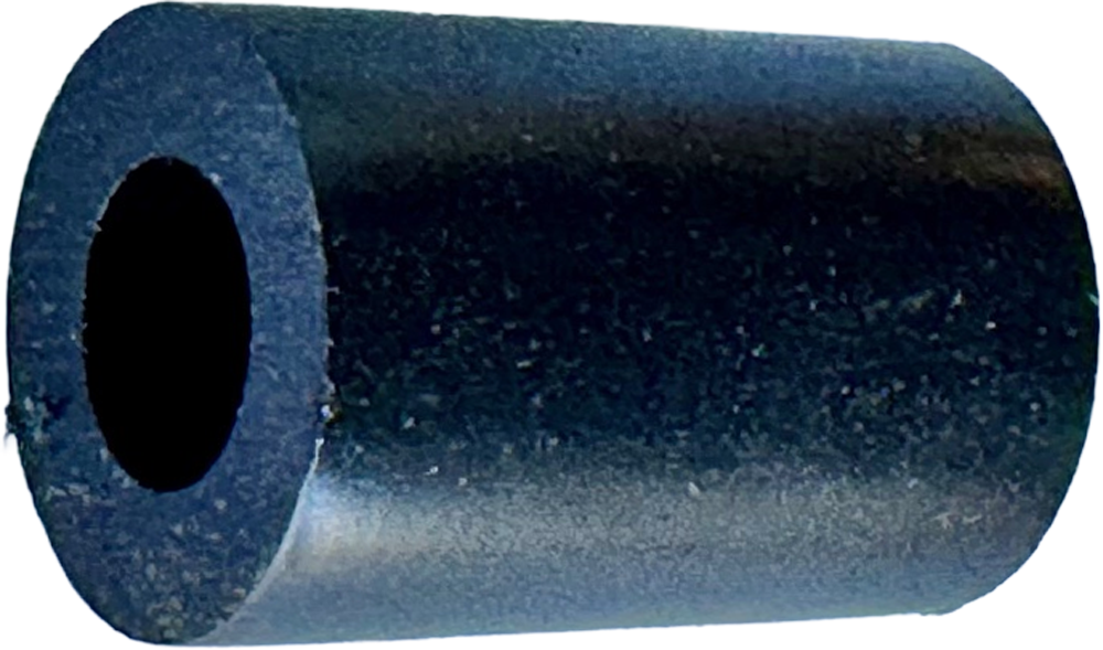 1/4 X 3/4 X 1/2 OD LDPE SPACER (BLACK) [AA6857]