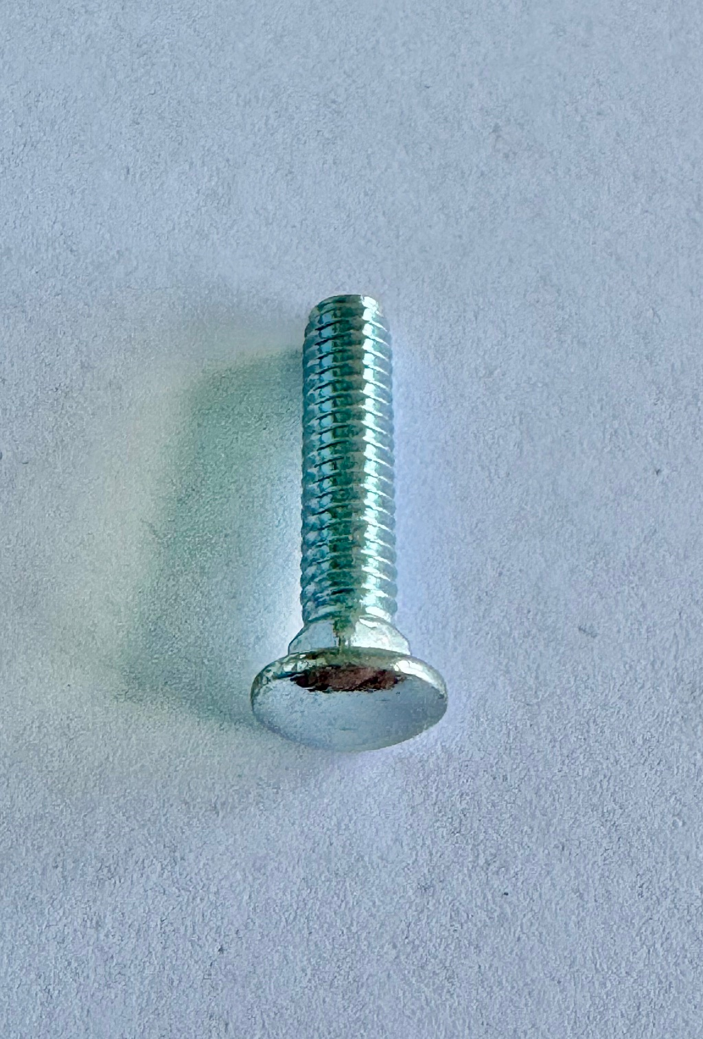 8-32 X 3/4 CARRIAGE BOLT (SILVER ZINC) SMALL HEAD [AA6869]