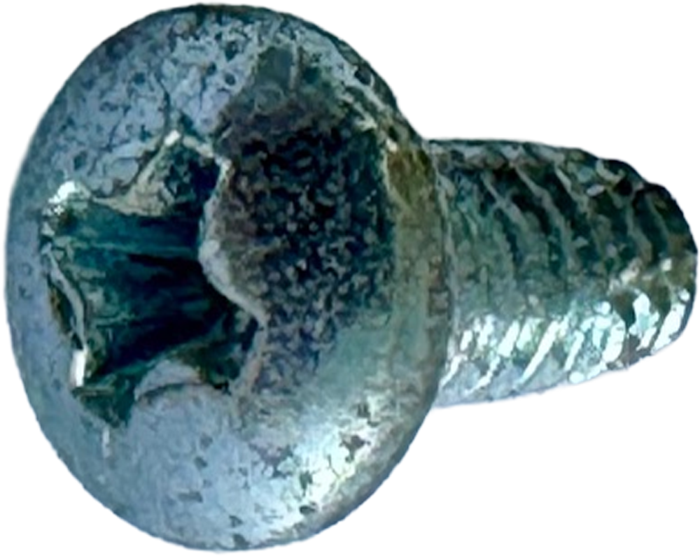 4-40 X 1/4 PPHMS (SILVER ZINC) TYPE F SELF THREADING [AA6952]