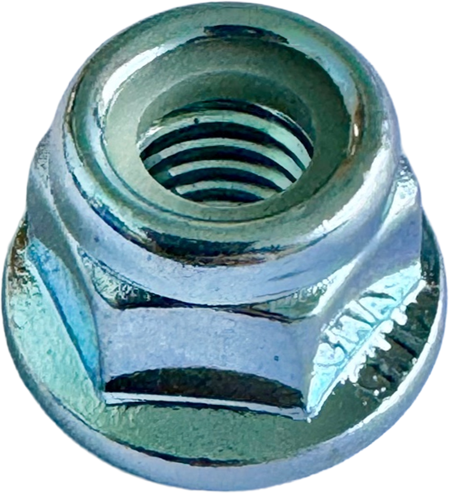 M6 NYLOCK HAT NUT (SILVER ZINC) [AA6974]