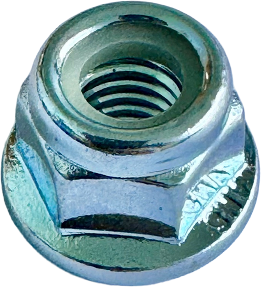 M6 NYLOCK HAT NUT (SILVER ZINC) [AA6974]