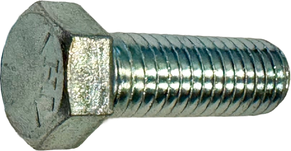 7/16-14 X 1-1/4 HHMB (FULL THREAD) SILVER ZINC [AA6980]