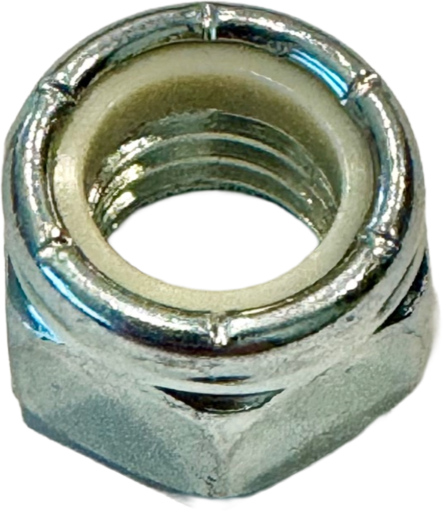 7/16-14 NYLOCK NUT (SILVER ZINC) [AA6981]