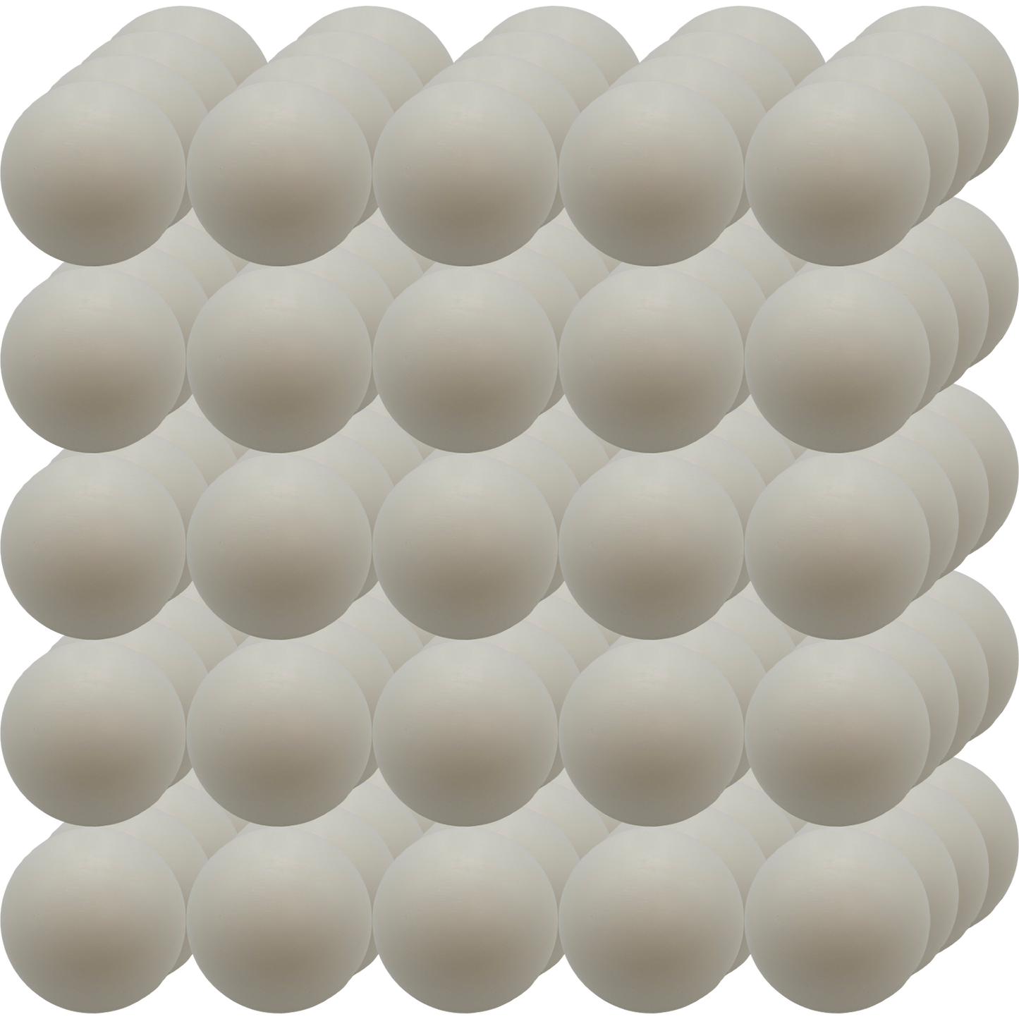 BALL 3" WHITE (POLYPROPYLENE) ICE BALL [AR3024]