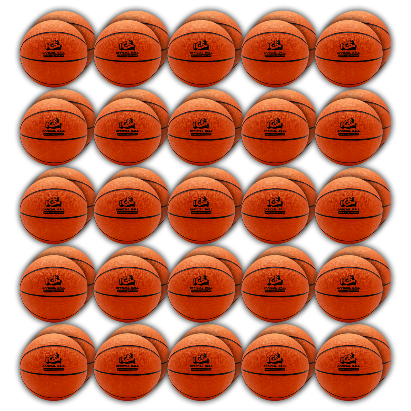 BASKETBALL  7" RUBBER (BB/BT/CEC HOOP TROOP) (50 PER CASE) [BB3001]