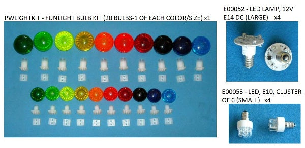 CEC PRIZE WHEEL BULBS & LED'S [PWLIGHTKIT2] for ICE game(s)