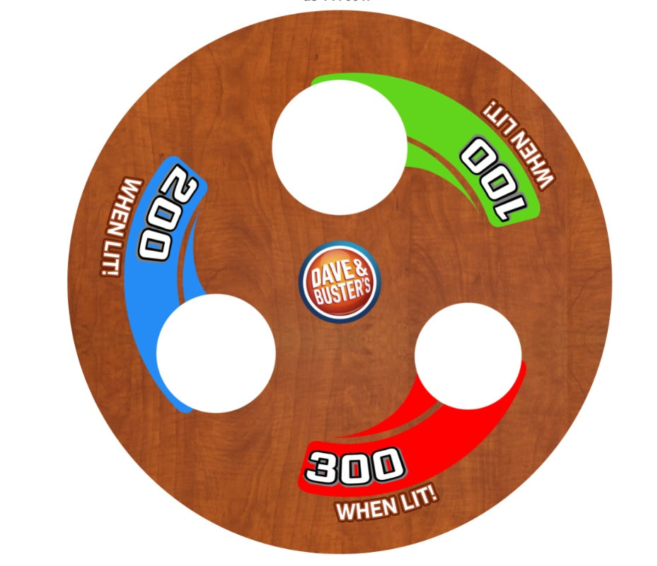 CIRCLE TARGET (MAT/PRINT) D&B [TL7007] for ICE game(s)