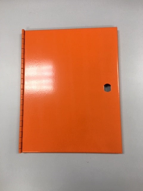 COIN DOOR (BLANK - NO ENTRY) ORANGE [HF1006C-P200] for ICE game(s)
