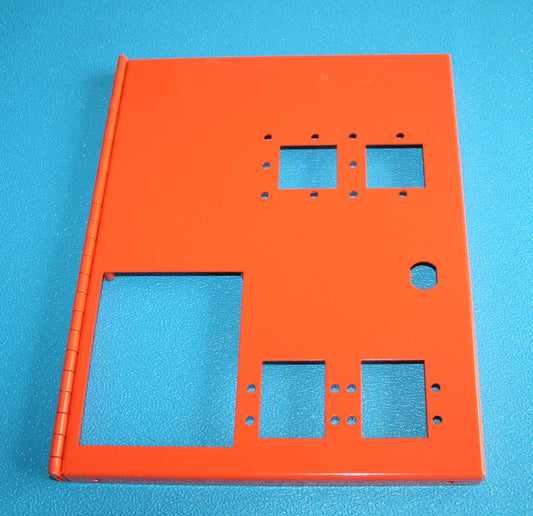 COIN DOOR (DBV W/DUAL MECH) ORANGE [HF1006D-P200] for ICE game(s)