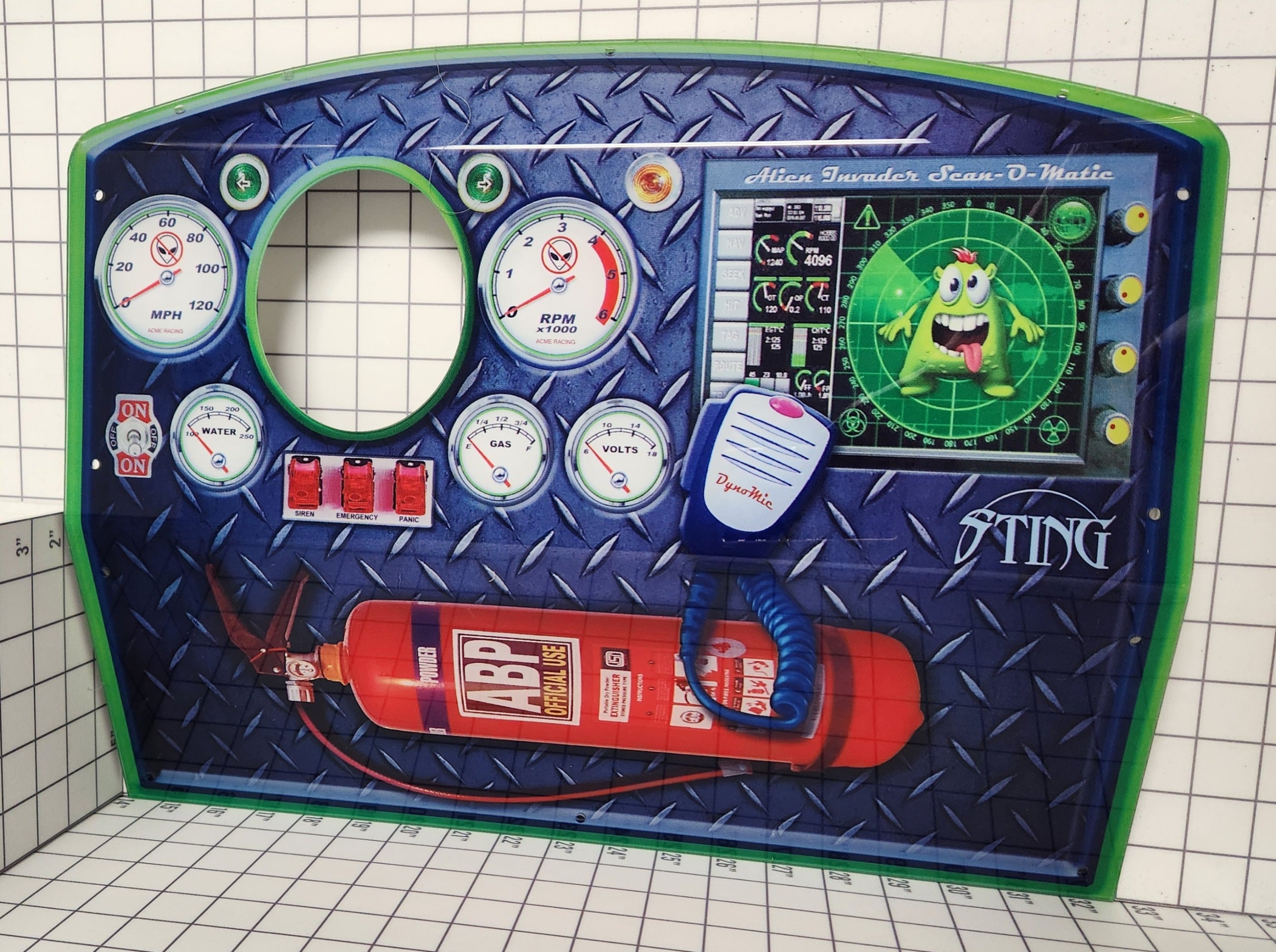 ★オオアカ屋★DIGIDELAY DASH BOARD PANEL ALIEN BOOGEY PATROL ACRYLIC [XSIABPUS044