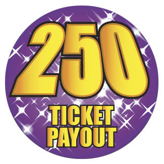 DECAL 250 TICKET PAYOUT (WOF) [CR0501877] for ICE game(s)