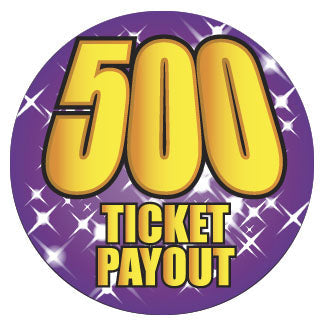 DECAL 500 TICKET PAYOUT (WOF) [CR0501878] for ICE game(s)