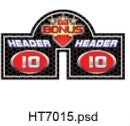 DECAL BONUS HEADER [XHAT7015] for ICE game(s)