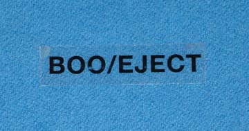 DECAL (BOO/EJECT) BLACK [SC7025B] for ICE game(s)