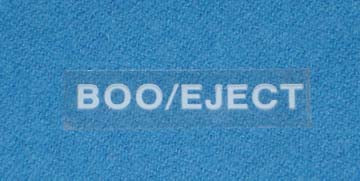 DECAL (BOO/EJECT) WHITE [SC7025] for ICE game(s)