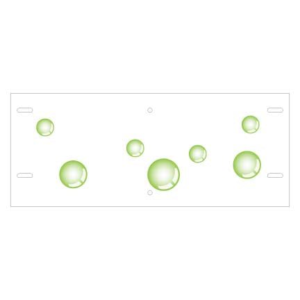 DECAL (BUBBLES) ITEM IS RUN WITH DA7031 [DA7030] for ICE game(s)