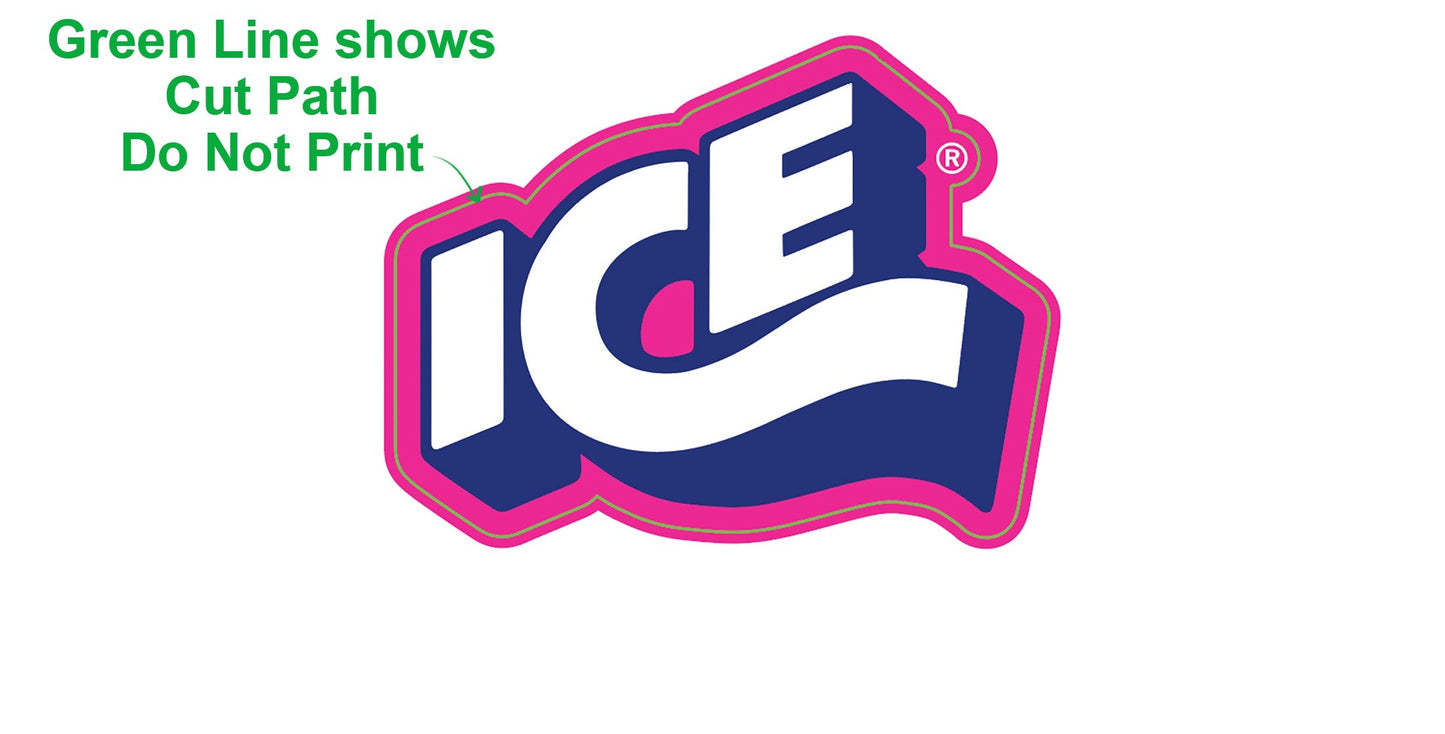 DECAL (CASH BOX LOGO) [WL7013] for ICE game(s)