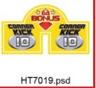 DECAL CORNER KICK [XHAT7019] for ICE game(s)