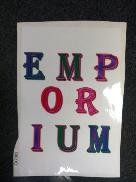 DECAL (FRONT LOGO) EMPORIUM [CX7305] for ICE game(s)