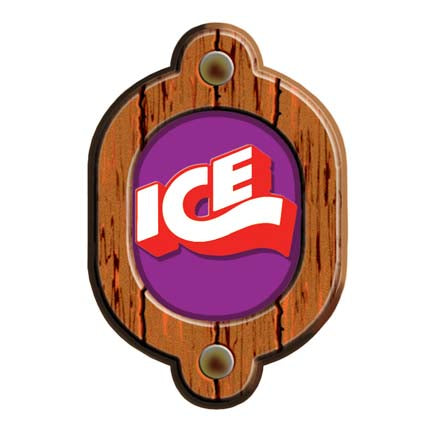 DECAL (ICE LOGO) PORTHOLE [WS7004] for ICE game(s)