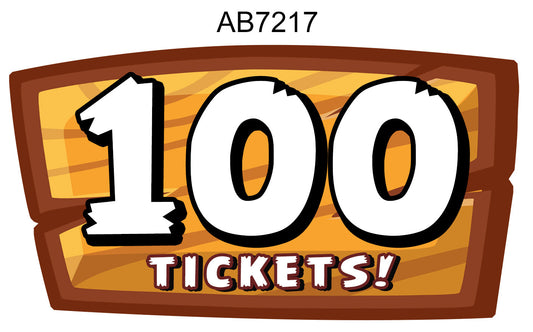 DECAL (INNER MARQUEE 100 TICKETS) [AB7217] for ICE game(s)