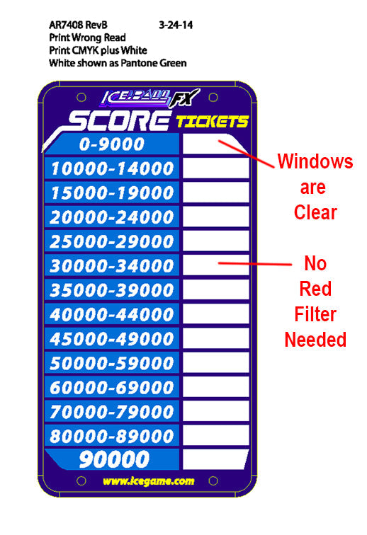 DECAL INSTRUCTION  (COIN) [AR7408] for ICE game(s)