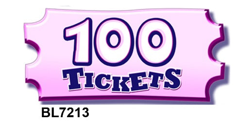 DECAL (MARQUEE 100 TICKETS) [BL7213] for ICE game(s)