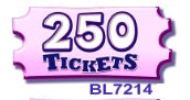 DECAL (MARQUEE 250 TICKETS) [BL7214] for ICE game(s)