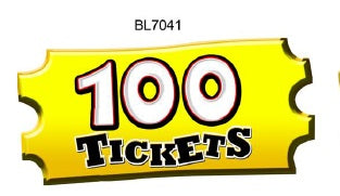 DECAL (MARQUEE TICKET 100) [BL7041] for ICE game(s)