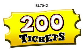 DECAL (MARQUEE TICKET 200) [BL7042] for ICE game(s)