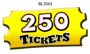 DECAL (MARQUEE TICKET 250) [BL7043] for ICE game(s)