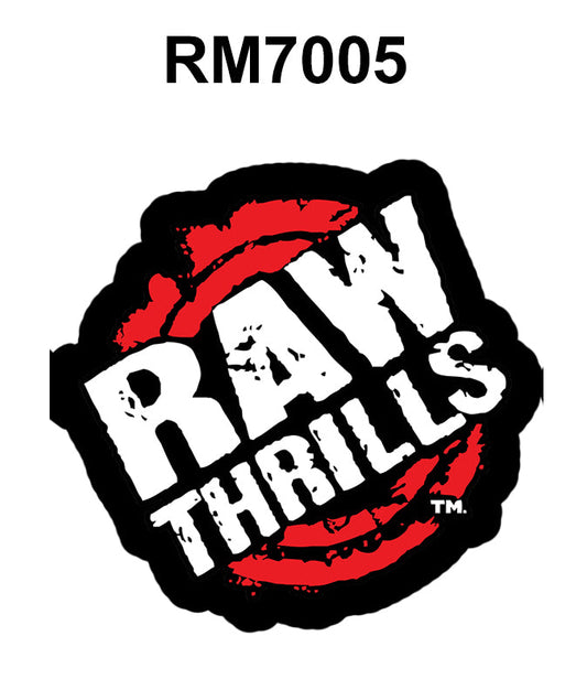 DECAL (RAW THRILLS LOGO) [RM7005] for ICE game(s)