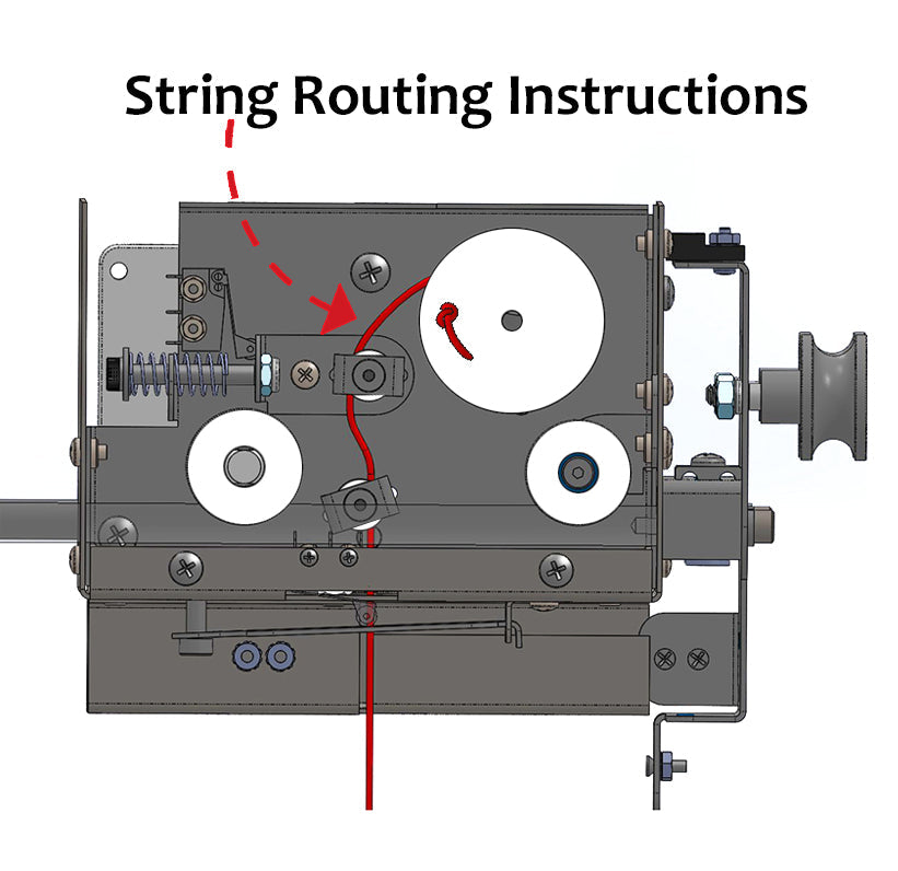 DECAL (STRING ROUTING DIAGRAM) [CS7807] for ICE game(s)