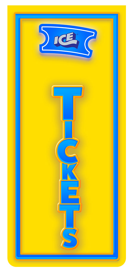 DECAL (TICKET DOOR) [GG7303] for ICE game(s)